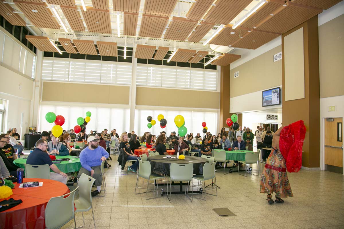 Black history month opening ceremony at CHC.