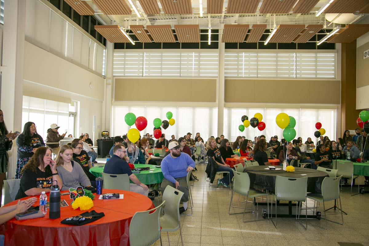 Black history month opening ceremony at CHC.