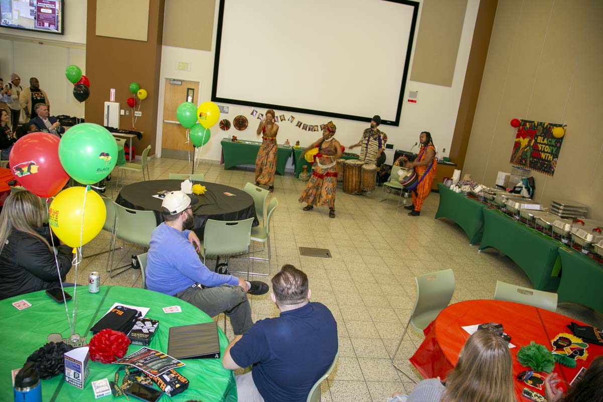 Black history month opening ceremony at CHC.