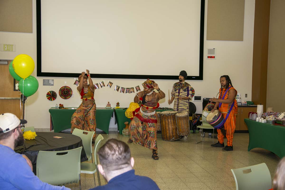 Black history month opening ceremony at CHC.