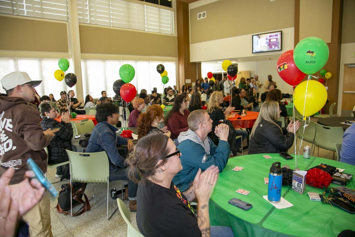 Black history month opening ceremony at CHC.