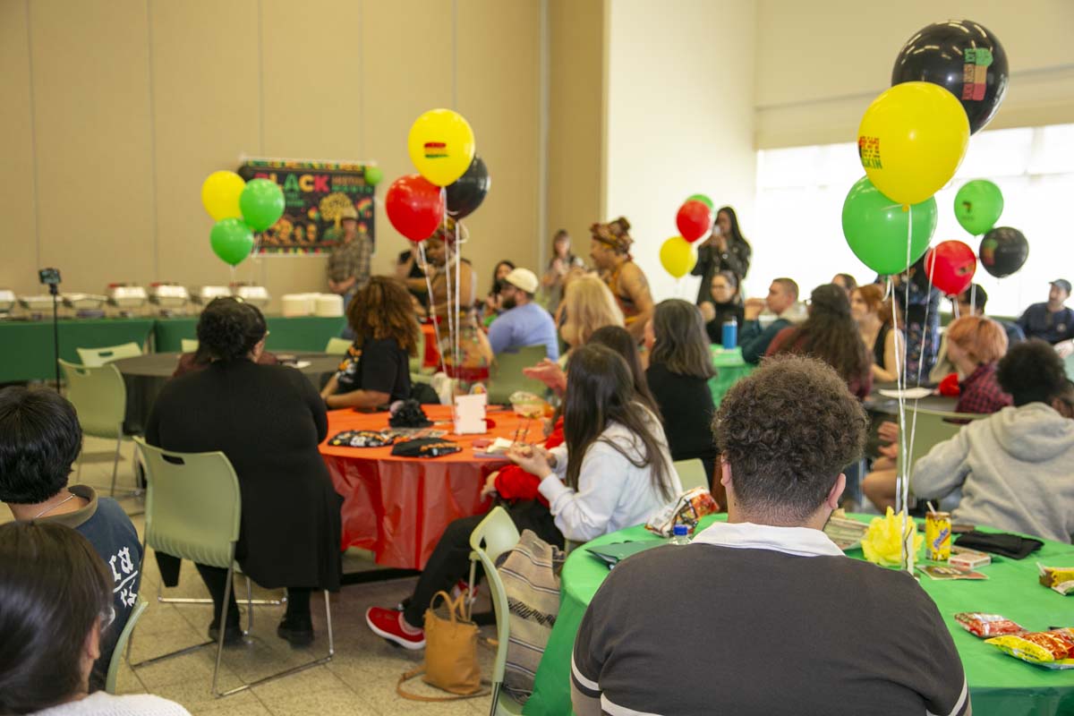 Black history month opening ceremony at CHC.