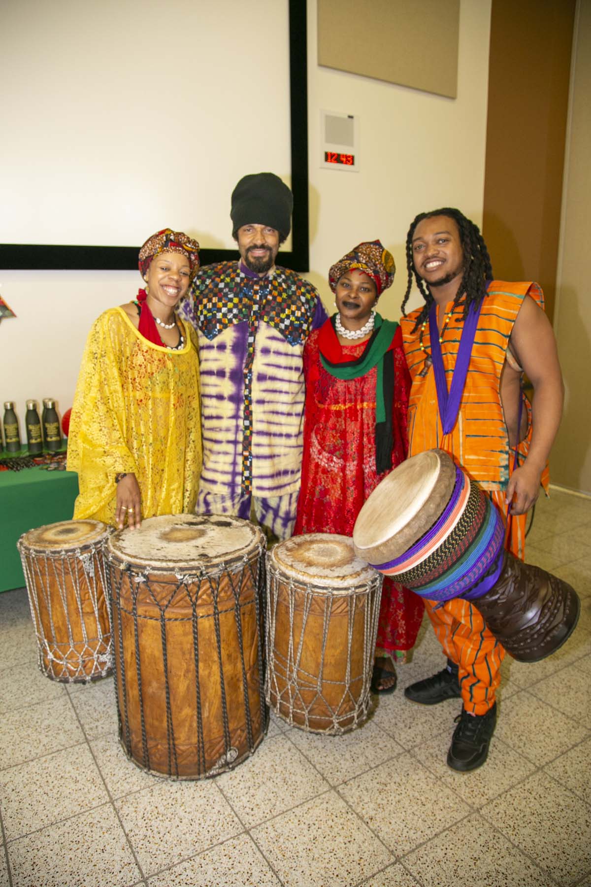 Black history month opening ceremony at CHC.