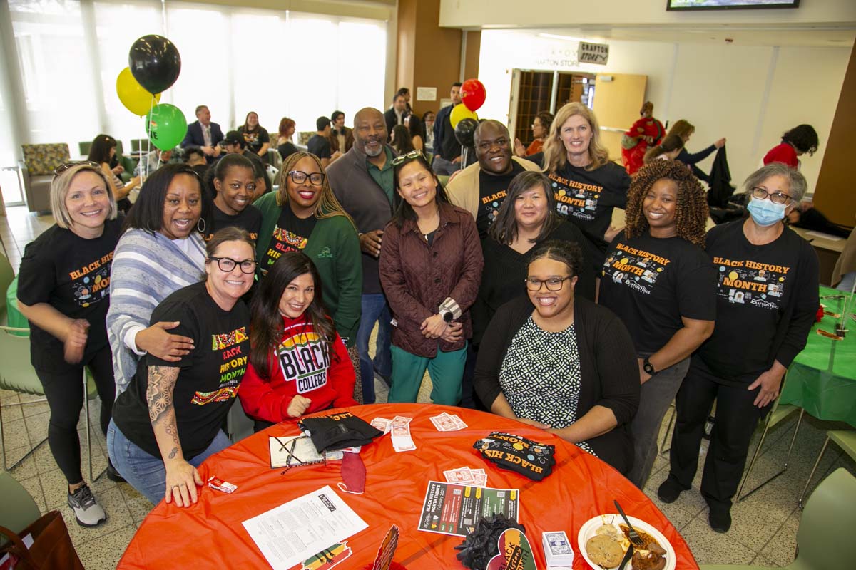 Black history month opening ceremony at CHC.