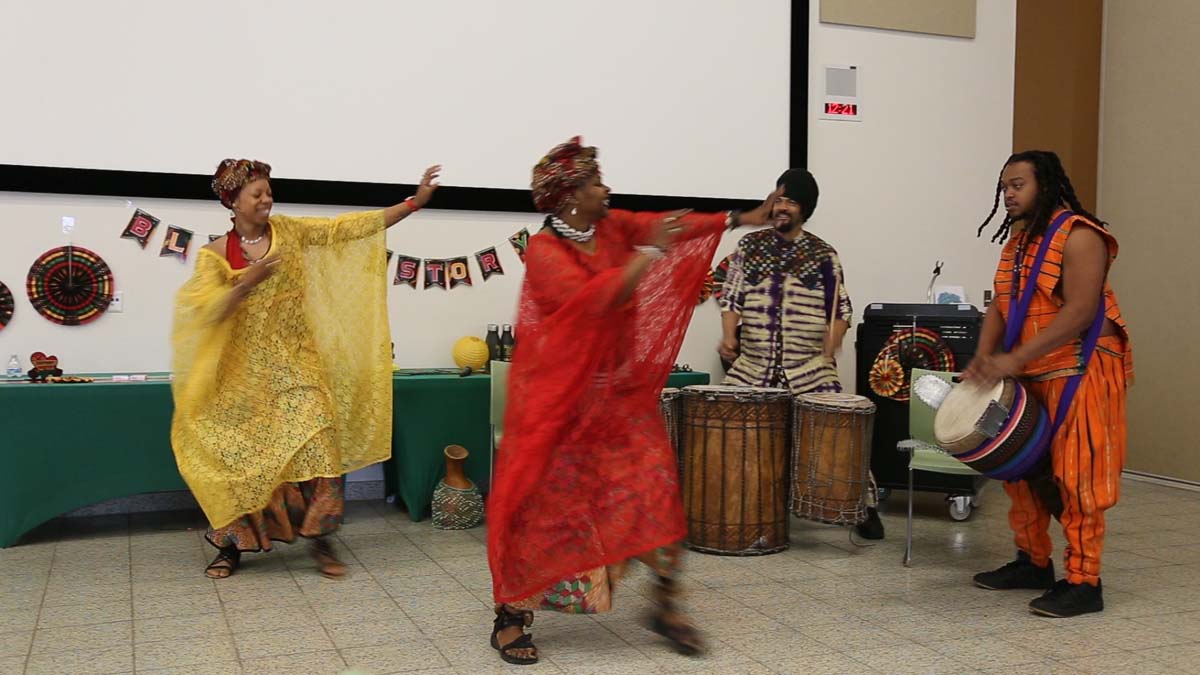 Black history month opening ceremony at CHC.