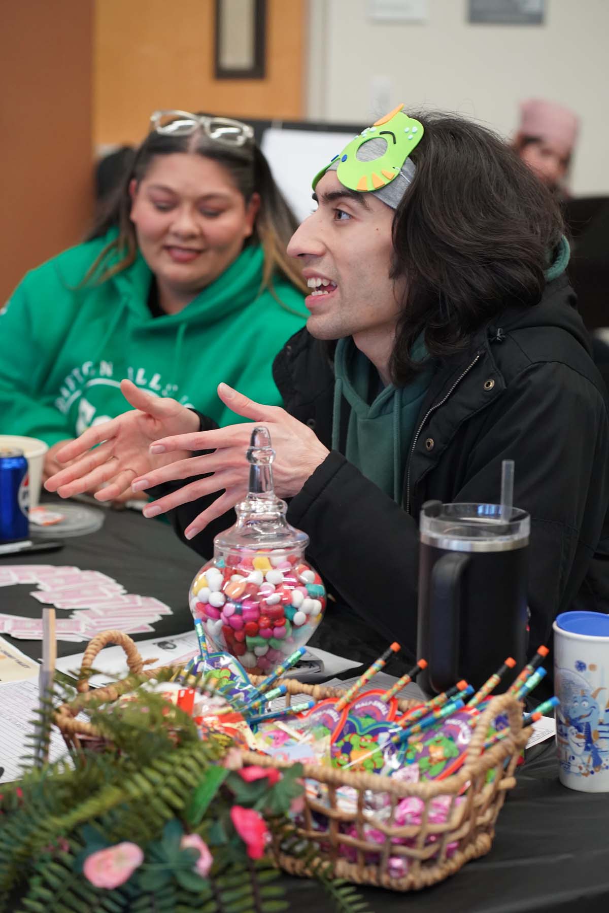 Students attend Club Rush at CHC.