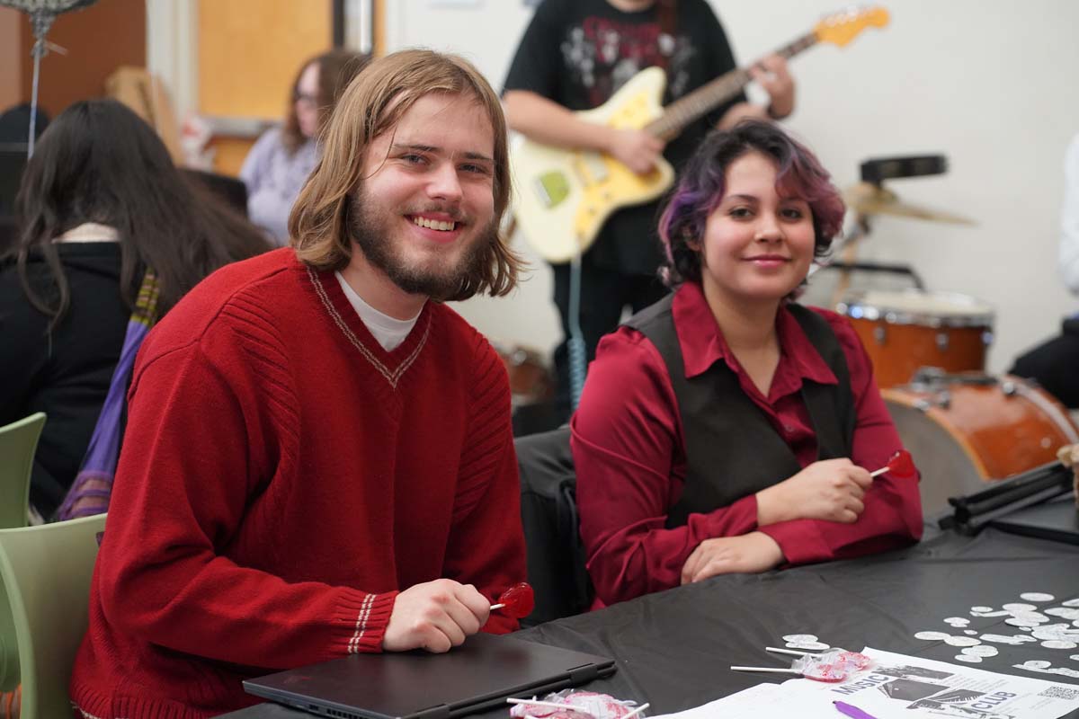 Students attend Club Rush at CHC.