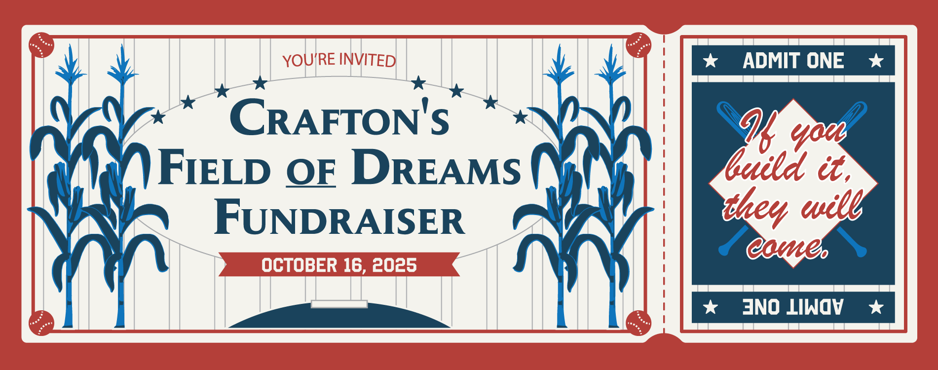 Crafton's Field of Dreams Fundraiser, October 16, 2025